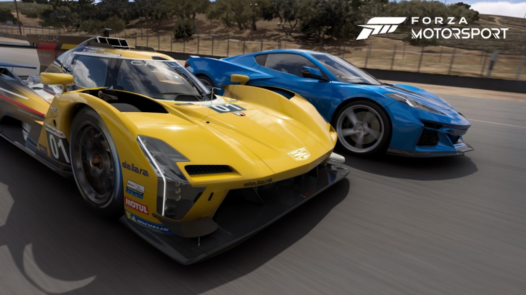 Cadillac V-Series.R and Corvette E-Ray Race into Forza Motorsport