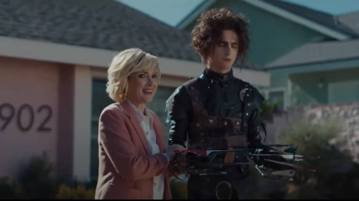 Cadillac Pays Homage to ‘Edward Scissorhands’ in Super Bowl commercial