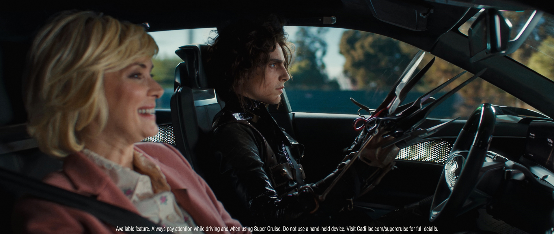 Cadillac Pays Homage to ‘Edward Scissorhands’ in Super Bowl commercial